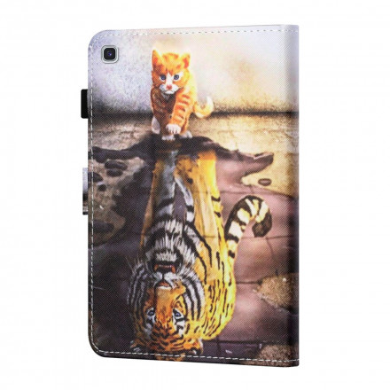 Housse Samsung Galaxy Tab A7 (2020) Chaton Art Housse Samsung Galaxy Tab A7 (2020) Chaton Art