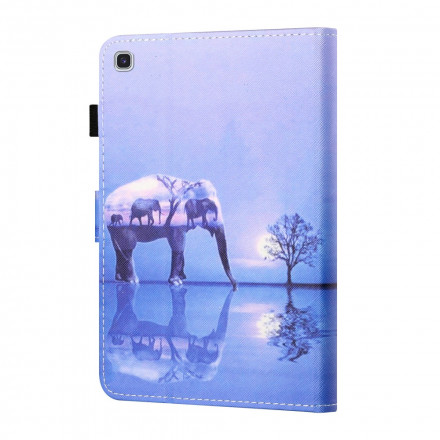 Housse Samsung Galaxy Tab A7 (2020) Éléphant Art Housse Samsung Galaxy Tab A7 (2020) Éléphant Art