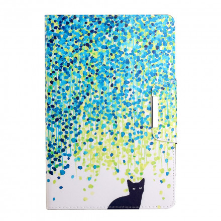 Housse Samsung Galaxy Tab A7 (2020) Chat et Pétales Housse Samsung Galaxy Tab A7 (2020) Chat et Pétales