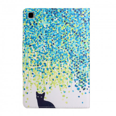Housse Samsung Galaxy Tab A7 (2020) Chat et Pétales Housse Samsung Galaxy Tab A7 (2020) Chat et Pétales