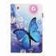 Housse Samsung Galaxy Tab A7 (2020) Papillon Lune Housse Samsung Galaxy Tab A7 (2020) Papillon Lune