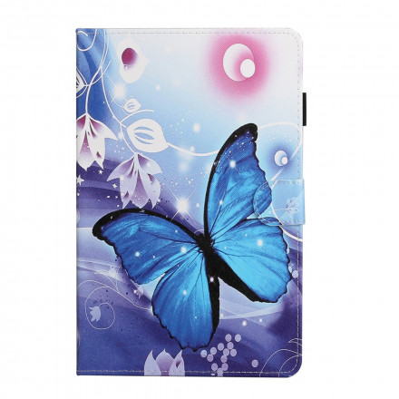 Housse Samsung Galaxy Tab A7 (2020) Papillon Lune Housse Samsung Galaxy Tab A7 (2020) Papillon Lune