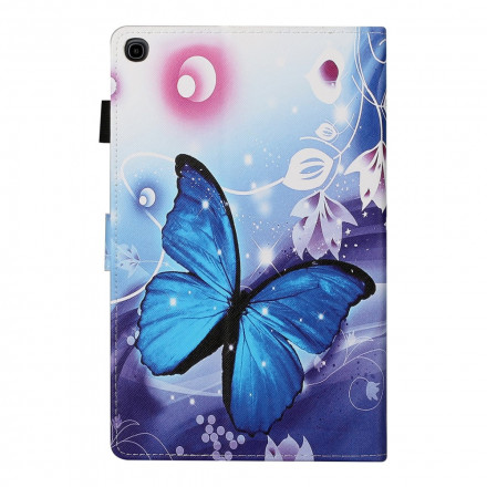 Housse Samsung Galaxy Tab A7 (2020) Papillon Lune Housse Samsung Galaxy Tab A7 (2020) Papillon Lune