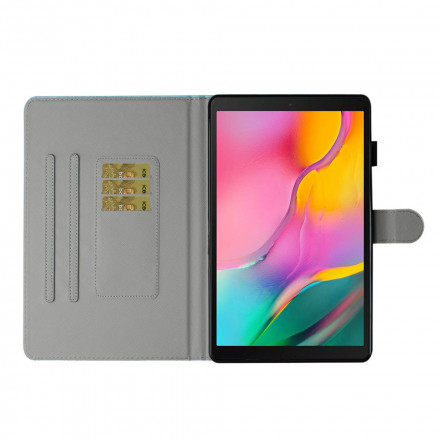 Housse Samsung Galaxy Tab A7 (2020) Papillon Lune Housse Samsung Galaxy Tab A7 (2020) Papillon Lune