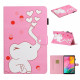 Housse Samsung Galaxy Tab A7 (2020) Éléphant Amoureux Housse Samsung Galaxy Tab A7 (2020) Éléphant Amoureux