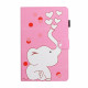 Housse Samsung Galaxy Tab A7 (2020) Éléphant Amoureux Housse Samsung Galaxy Tab A7 (2020) Éléphant Amoureux