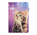 Housse Samsung Galaxy Tab A7 (2020) Chaton Attentif