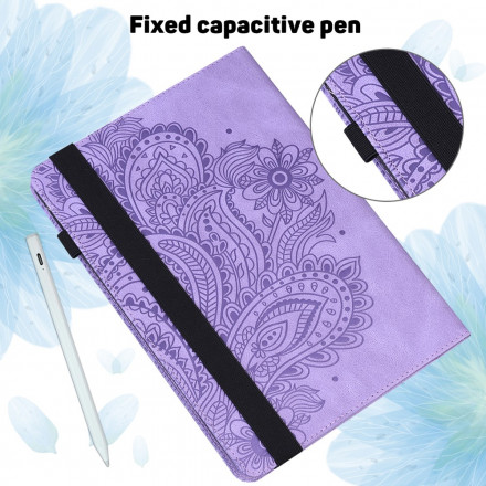 Étui Samsung Galaxy Tab A7 (2020) Fleurs Baroques Étui Samsung Galaxy Tab A7 (2020) Fleurs Baroques
