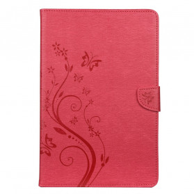 Housse Samsung Galaxy Tab A7 (2020) Papillons Floraux