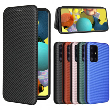 Flip Cover Samsung Galaxy A52 5G Fibre Carbone Flip Cover Samsung Galaxy A52 5G Fibre Carbone