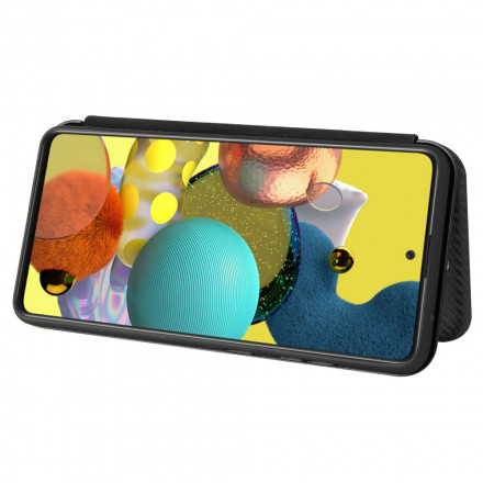 Flip Cover Samsung Galaxy A52 5G Fibre Carbone Flip Cover Samsung Galaxy A52 5G Fibre Carbone