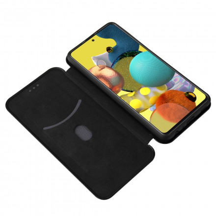 Flip Cover Samsung Galaxy A52 5G Fibre Carbone Flip Cover Samsung Galaxy A52 5G Fibre Carbone