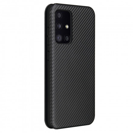 Flip Cover Samsung Galaxy A52 5G Fibre Carbone Flip Cover Samsung Galaxy A52 5G Fibre Carbone