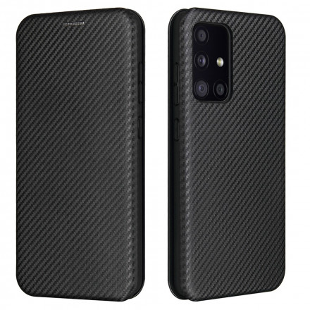 Flip Cover Samsung Galaxy A52 5G Fibre Carbone Flip Cover Samsung Galaxy A52 5G Fibre Carbone