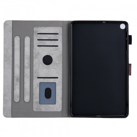 Housse Samsung Galaxy Tab A7 (2020) Style Cuir Classique Housse Samsung Galaxy Tab A7 (2020) Style Cuir Classique