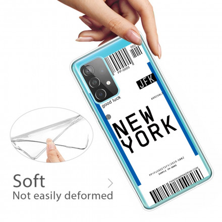 Coque Samsung Galaxy A52 5G Boarding Pass to New York