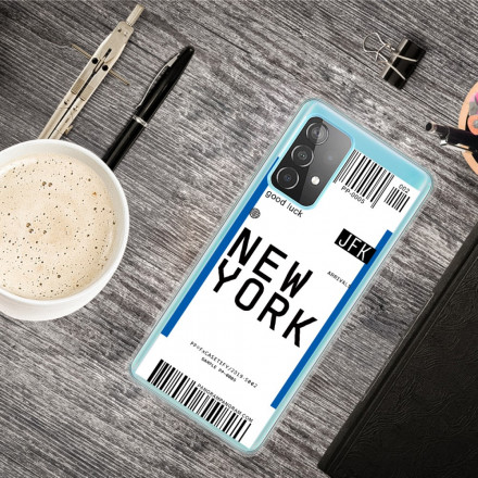 Coque Samsung Galaxy A52 5G Boarding Pass to New York