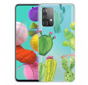 Coque Samsung Galaxy A52 5G Cactus Aquarelle