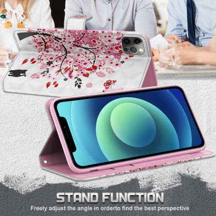 Housse Samsung Galaxy MA32 5G Light Spot Arbre Rose Housse Samsung Galaxy MA32 5G Light Spot Arbre Rose