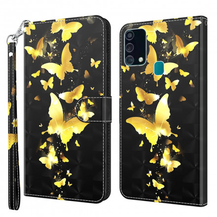 Housse Samsung Galaxy A32 5G Papillons Jaunes Housse Samsung Galaxy A32 5G Papillons Jaunes