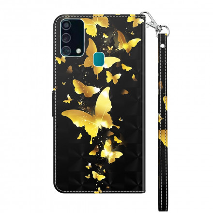 Housse Samsung Galaxy A32 5G Papillons Jaunes Housse Samsung Galaxy A32 5G Papillons Jaunes