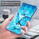 Housse Samsung Galaxy A32 5G Light Spot Papillons Bleus Volants