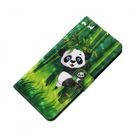 Housse Samsung Galaxy A32 5G Light Spot Panda et Bambou Housse Samsung Galaxy A32 5G Light Spot Panda et Bambou