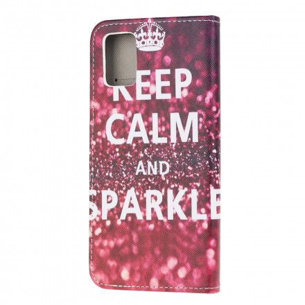 Housse Samsung Galaxy A32 5G Keep Calm and Sparkle