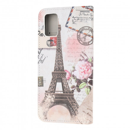 Housse Samsung Galaxy A32 5G Tour Eiffel Rétro