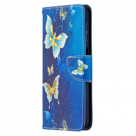 Housse Samsung Galaxy A32 5G Papillons Rois Housse Samsung Galaxy A32 5G Papillons Rois