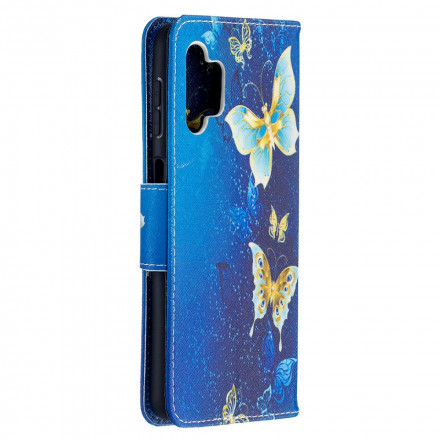Housse Samsung Galaxy A32 5G Papillons Rois Housse Samsung Galaxy A32 5G Papillons Rois