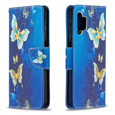 Housse Samsung Galaxy A32 5G Papillons Rois Housse Samsung Galaxy A32 5G Papillons Rois