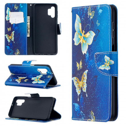 Housse Samsung Galaxy A32 5G Papillons Rois Housse Samsung Galaxy A32 5G Papillons Rois