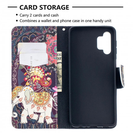 Housse Samsung Galaxy A32 5G Éléphant Indien Housse Samsung Galaxy A32 5G Éléphant Indien
