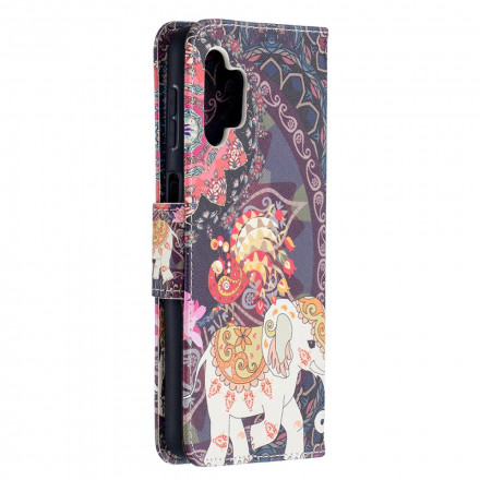 Housse Samsung Galaxy A32 5G Éléphant Indien Housse Samsung Galaxy A32 5G Éléphant Indien