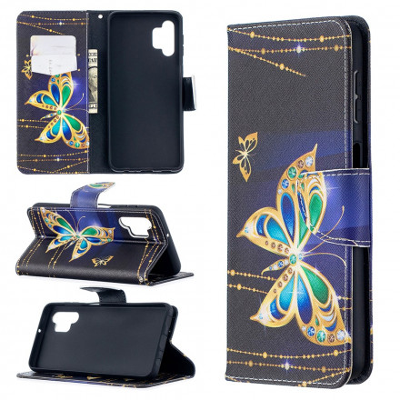 Housse Samsung Galaxy A32 5G Papillons Rois Housse Samsung Galaxy A32 5G Papillons Rois
