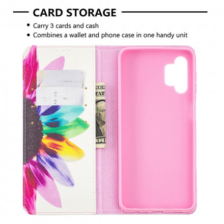 Flip Cover Samsung Galaxy A32 5G Fleur Aquarelle Flip Cover Samsung Galaxy A32 5G Fleur Aquarelle