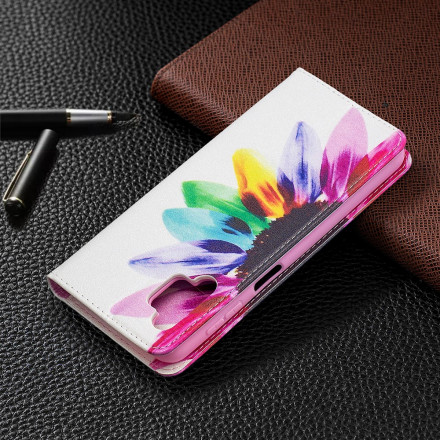 Flip Cover Samsung Galaxy A32 5G Fleur Aquarelle Flip Cover Samsung Galaxy A32 5G Fleur Aquarelle