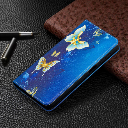 Flip Cover Samsung Galaxy A32 5G Papillons Colorés