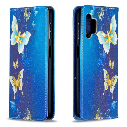 Flip Cover Samsung Galaxy A32 5G Papillons Colorés