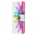 Housse Samsung Galaxy A32 5G Fleur Aquarelle