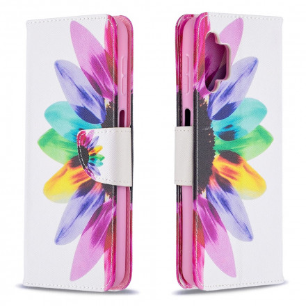 Housse Samsung Galaxy A32 5G Fleur Aquarelle