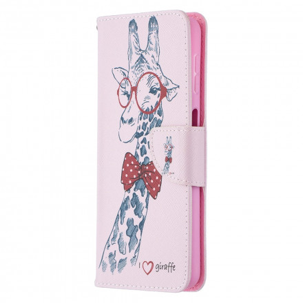 Housse Samsung Galaxy A32 5G Girafe Intello