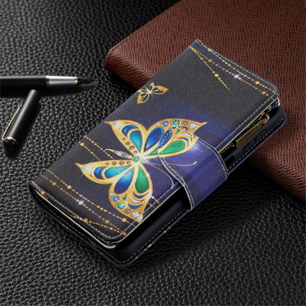 Housse Samsung Galaxy A32 5G Poche Zippée Papillons Art Housse Samsung Galaxy A32 5G Poche Zippée Papillons Art