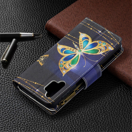 Housse Samsung Galaxy A32 5G Poche Zippée Papillons Art Housse Samsung Galaxy A32 5G Poche Zippée Papillons Art