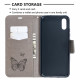 Housse Xiaomi Redmi 9A Papillons Imprimés à Lanière Housse Xiaomi Redmi 9A Papillons Imprimés à Lanière