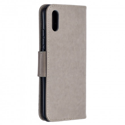 Housse Xiaomi Redmi 9A Papillons Imprimés à Lanière Housse Xiaomi Redmi 9A Papillons Imprimés à Lanière