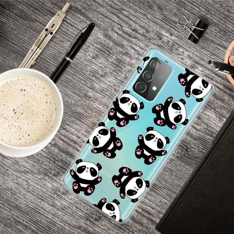 Coque Samsung Galaxy A32 5G Top Pandas Fun