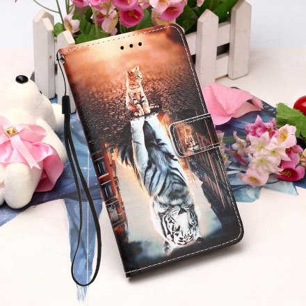 Housse Xiaomi Redmi 7A Rêveries d'Ernest le Chat à Lanière Housse Xiaomi Redmi 7A Rêveries d'Ernest le Chat à Lanière