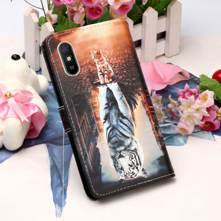 Housse Xiaomi Redmi 7A Rêveries d'Ernest le Chat à Lanière Housse Xiaomi Redmi 7A Rêveries d'Ernest le Chat à Lanière